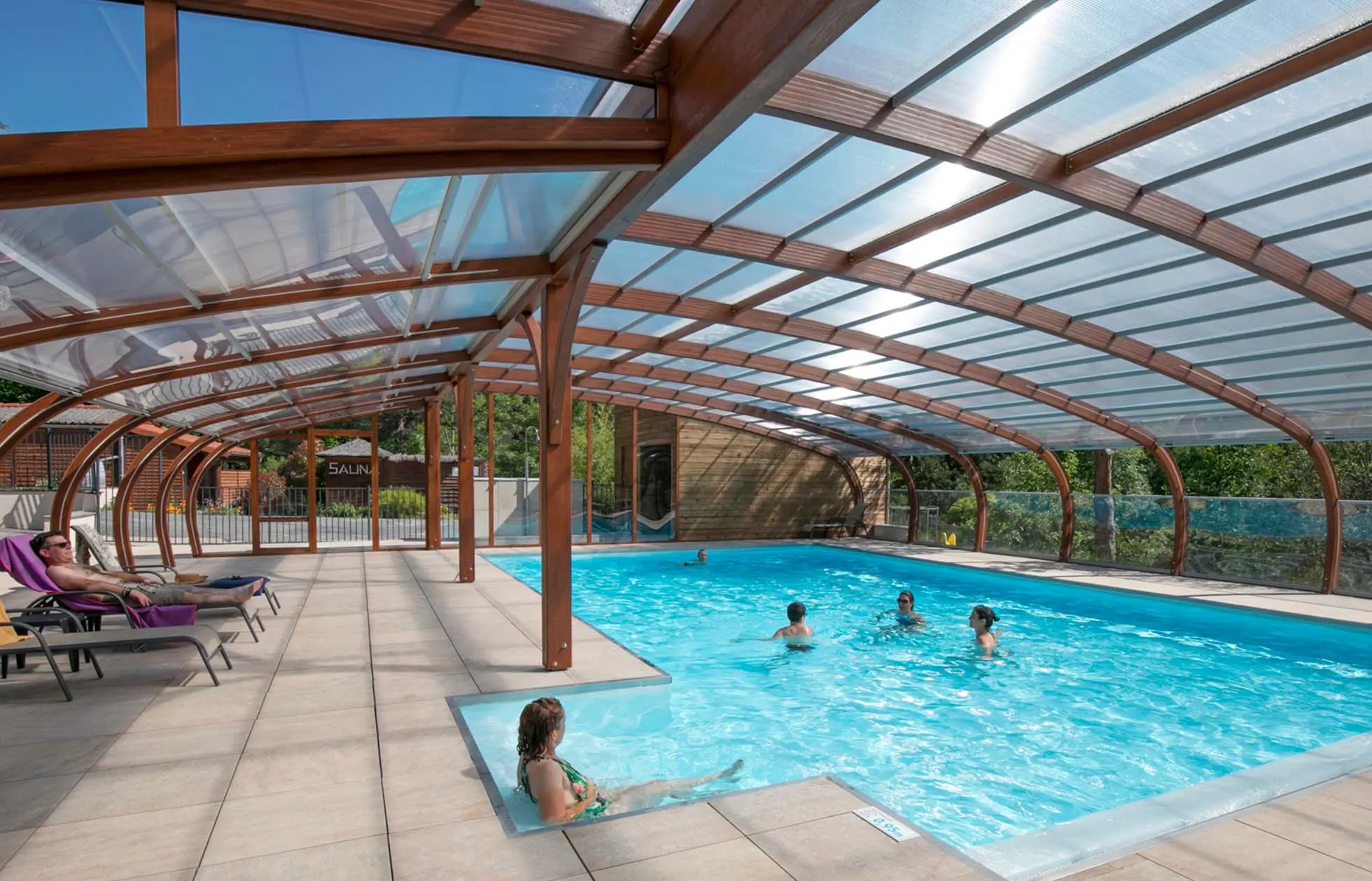 12 - Camping La Rochelambert - Piscine