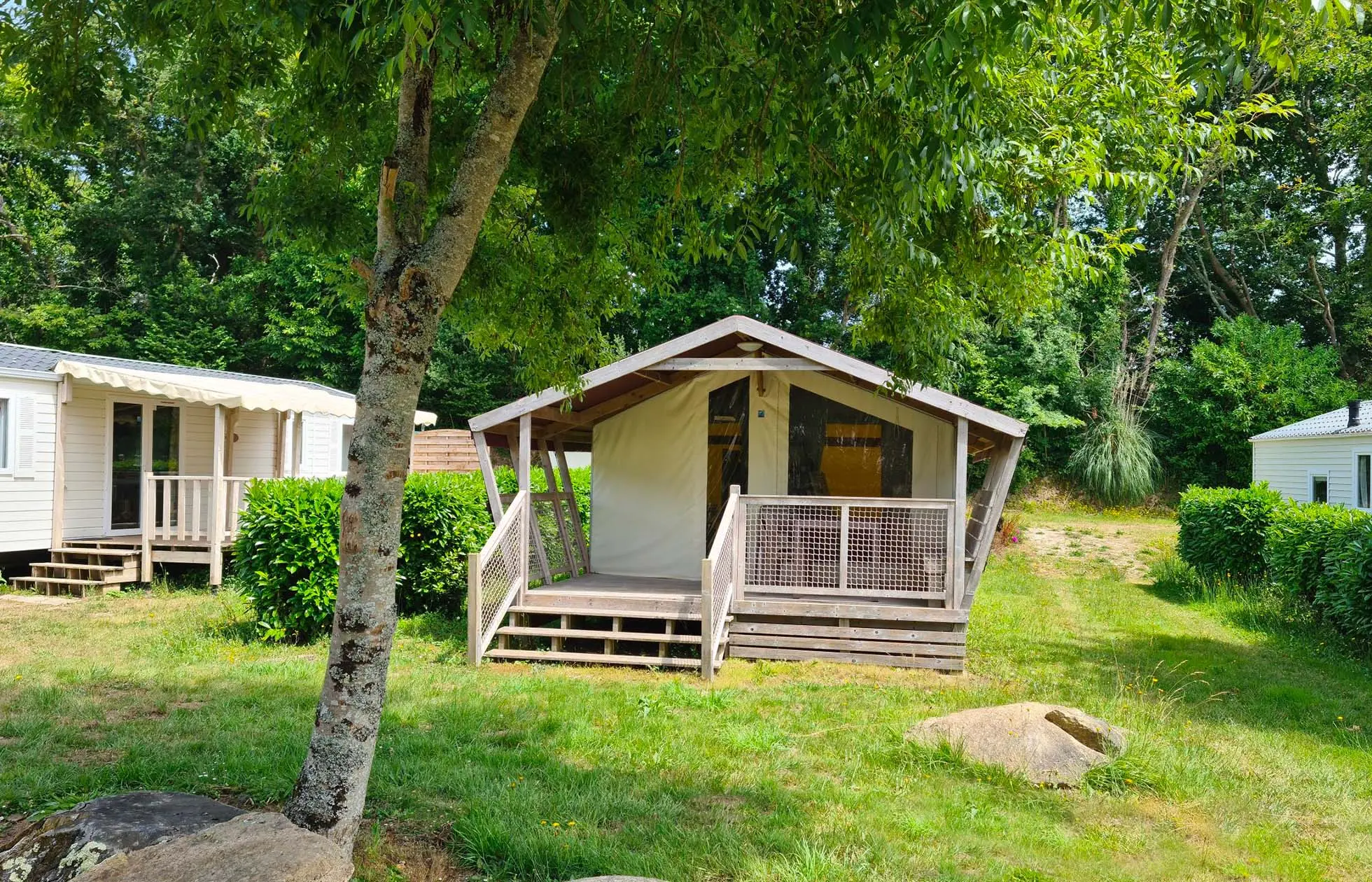 11 - Camping Le Kerleyou - Hébergement