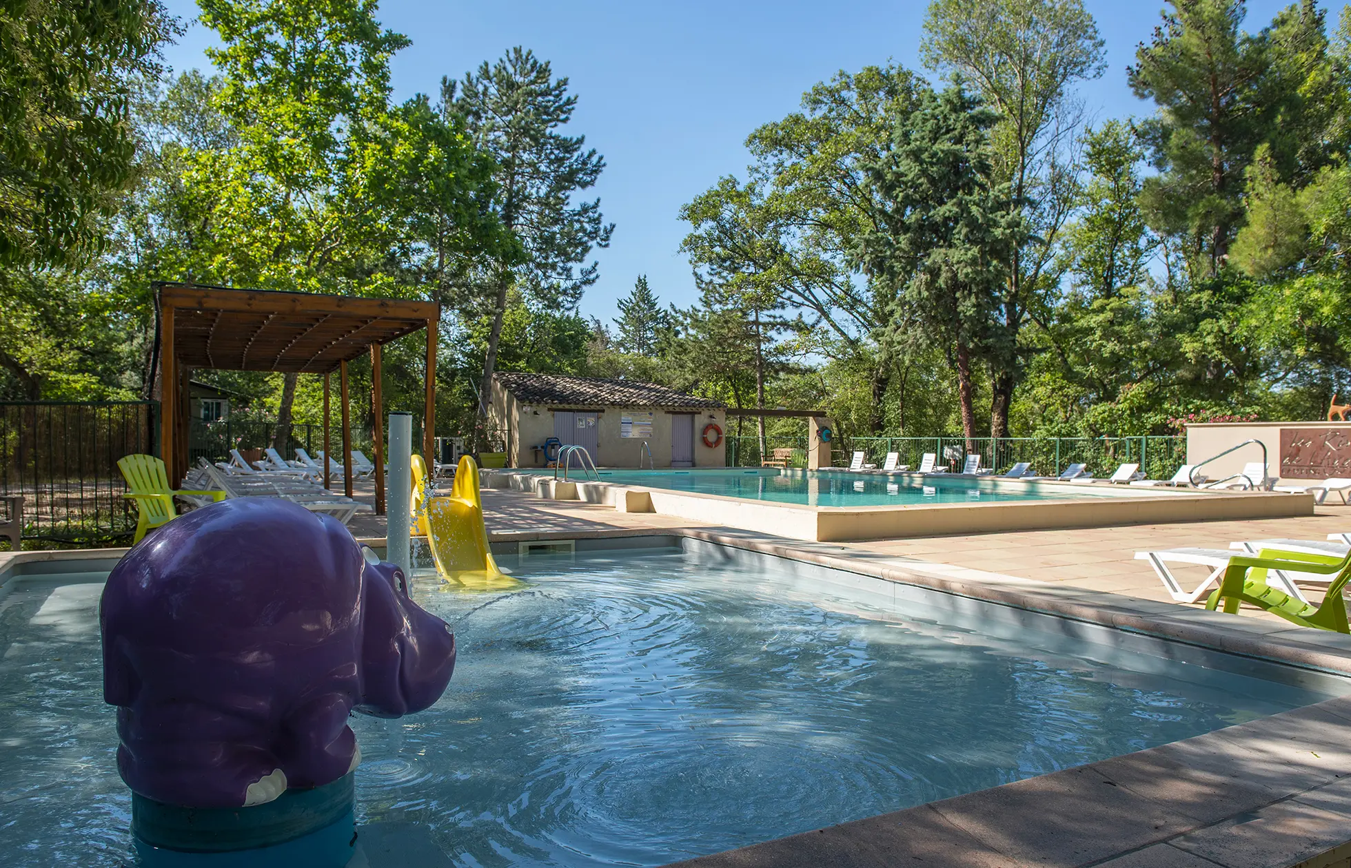 Camping Les Rives de l'Aygues - Piscine 2