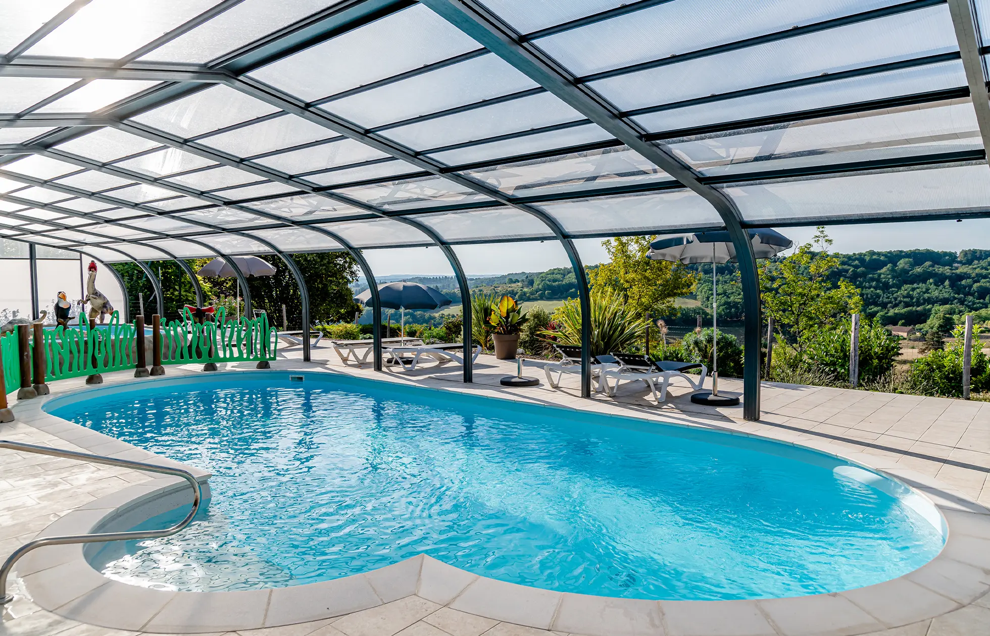 Camping Les Terrasses de Dordogne - Piscine 6